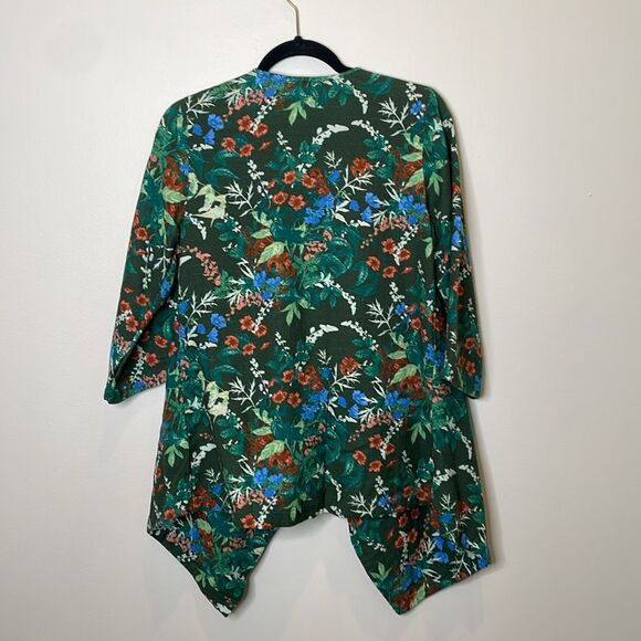 Soft Surroundings Cottage Garden Topper Open Front Cardigan XS - Picture 8 of 9